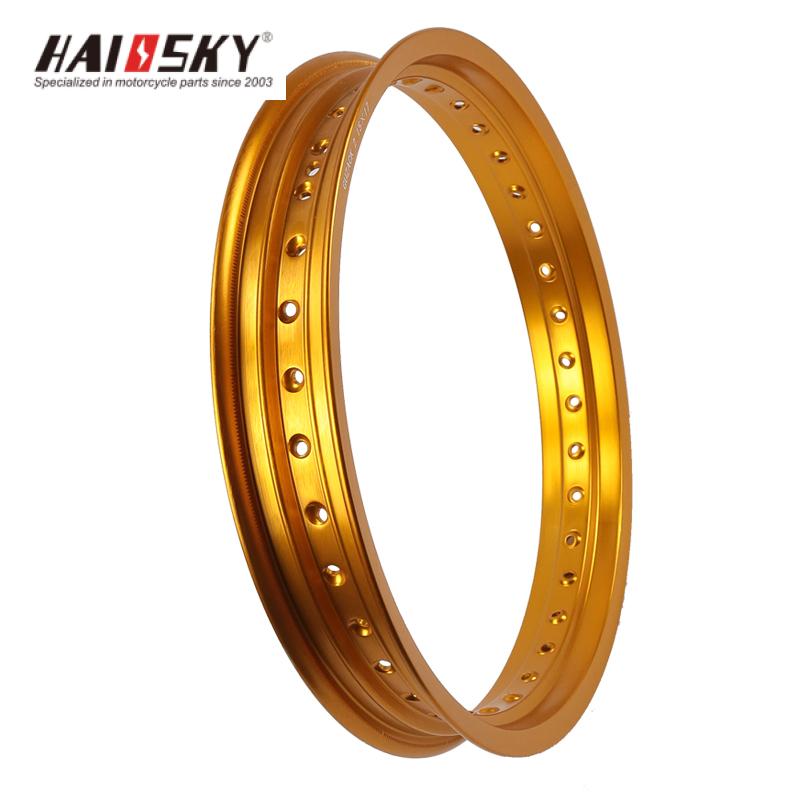 HAISSKY 2.15x17x36 Golden Aluminum Rim | Llanta de Aluminio Dorada 2.15x17x36