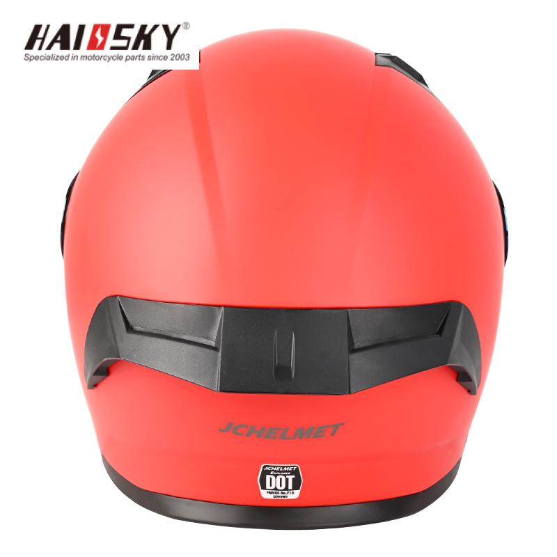 HAISSKY Orange Motorcycle Helmet | Casco de Moto Naranja - Image 2