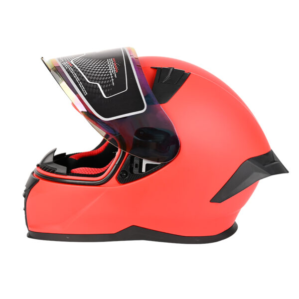 HAISSKY Orange Motorcycle Helmet | Casco de Moto Naranja - Image 3
