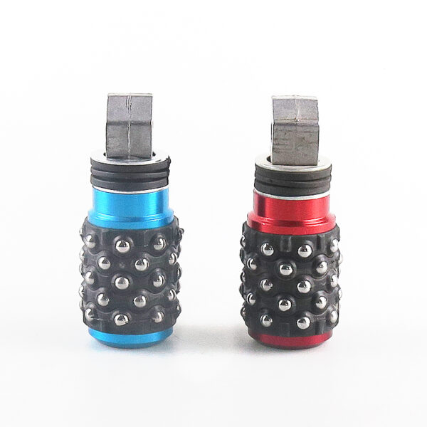 HAIOSKY Rear Foot Pegs Red & Blue | Posapiés Traseros Rojo y Azul