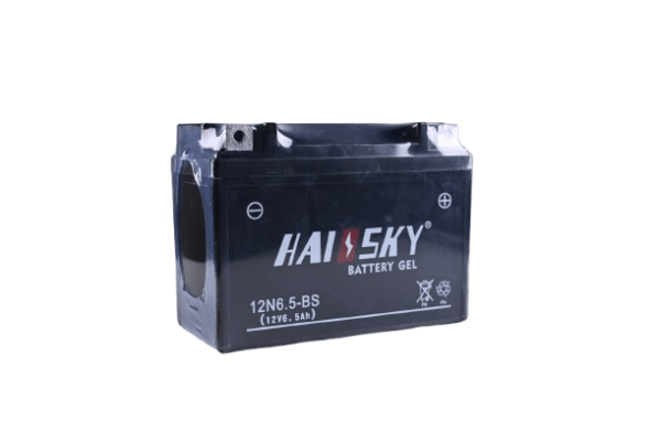 HAISSKY 12N6.5-BS Motorcycle Battery | Batería de Moto 12N6.5-BS