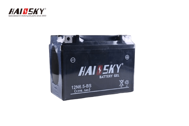 HAISSKY 12N6.5-BS Motorcycle Battery | Batería de Moto 12N6.5-BS
