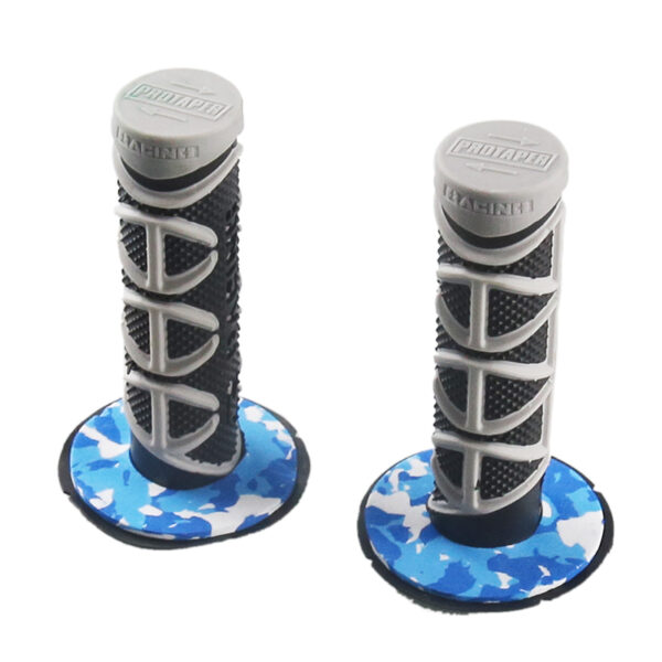 HAISSKY Camouflage Blue Handlebar Grips | Puños de Manillar Azul Camuflaje