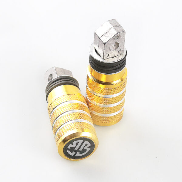 HAISSKY Rear Foot Pegs Gold | Posapiés Traseros Dorados
