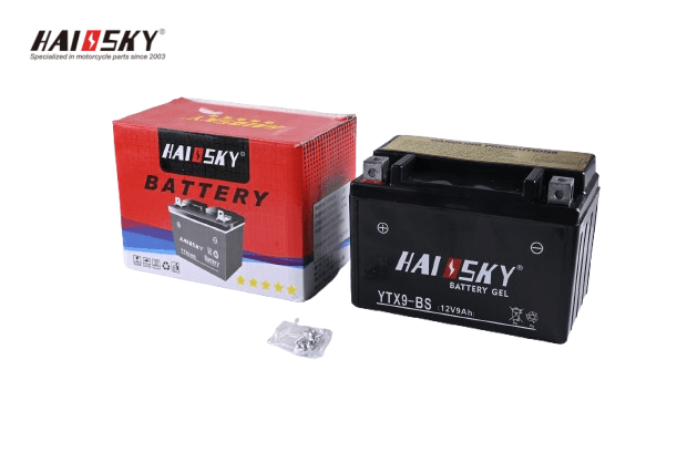 HAISSKY YTX9-BS Motorcycle Battery | Batería de Moto YTX9-BS - Image 3