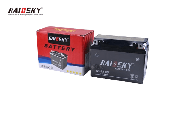 HAISSKY 12N6.5-BS Motorcycle Battery | Batería de Moto 12N6.5-BS - Image 3