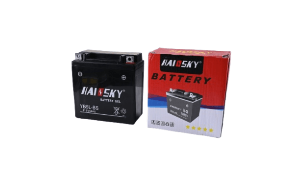 HAISSKY YB5L-BS Motorcycle Battery | Batería de Moto YB5L-BS - Image 3