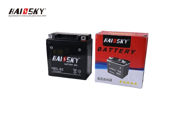 HAISSKY YB5L-BS Motorcycle Battery | Batería de Moto YB5L-BS - Image 3