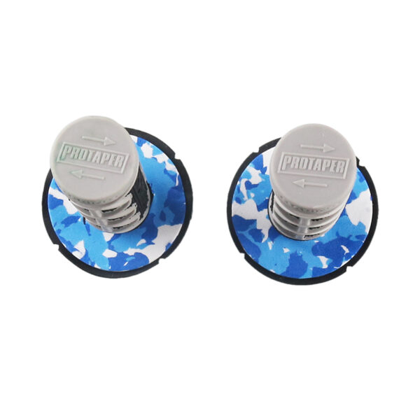 HAISSKY Camouflage Blue Handlebar Grips | Puños de Manillar Azul Camuflaje - Image 3