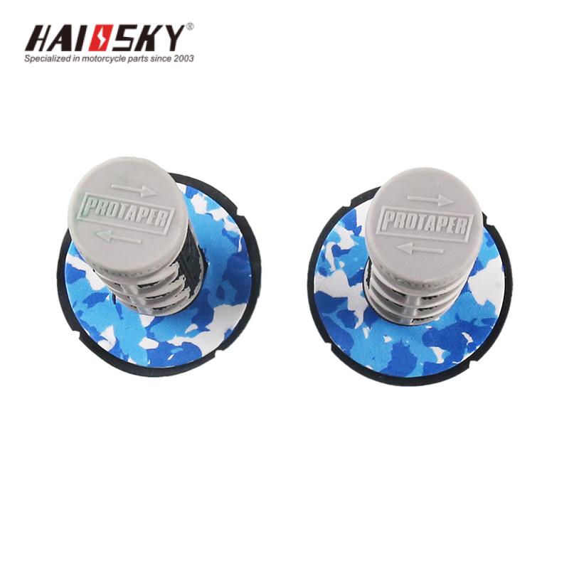 HAISSKY Camouflage Blue Handlebar Grips | Puños de Manillar Azul Camuflaje - Image 3