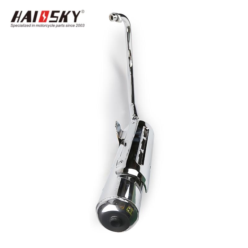 HAISSKY YBR125 Chrome Exhaust Pipe | Tubo de Escape Cromado para YBR125 - Image 3