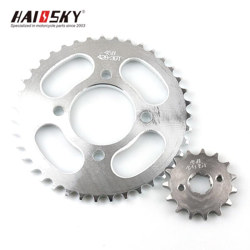 HAISSKY GN HJ Sprocket Set 39T-15T | High-Performance Motorcycle Chain Sprocket
