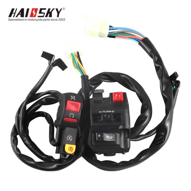 HAIOSKY GY150 Left & Right Handlebar Switches | Interruptores de Manillar Izquierdo y Derecho para GY150