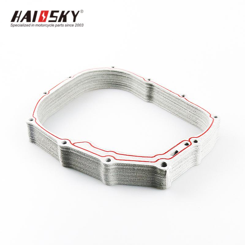HAISSKY CG Engine Gasket - Single Red | High-Quality Motorcycle Gasket for CG Series