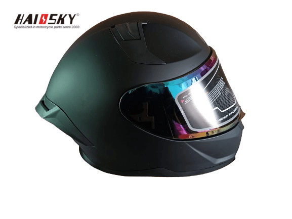 HAISSKY Black Motorcycle Helmet | Casco de Moto Negro