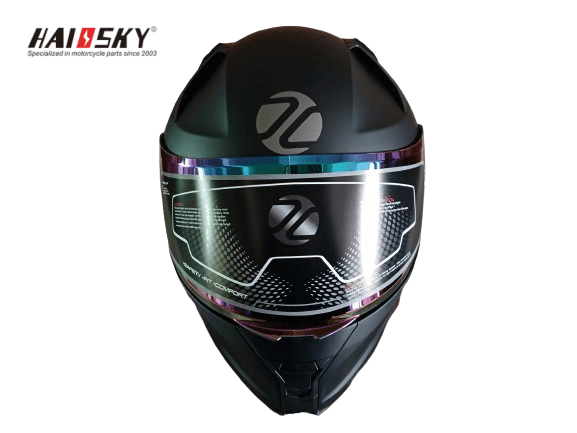 HAISSKY Black Motorcycle Helmet | Casco de Moto Negro - Image 2