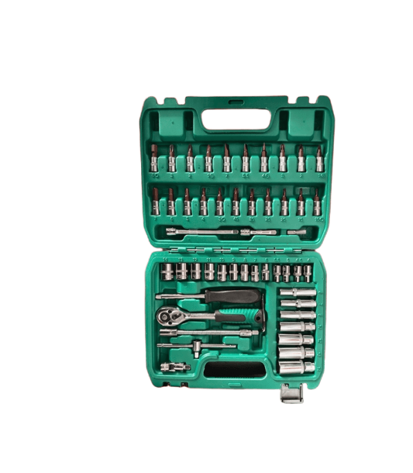 HAISSKY 53-Piece Professional Socket Wrench Set | Juego de Dados y Llaves de 53 Piezas
