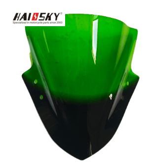 HAISSKY Black & Green Sport Windscreen | Parabrisas Deportivo Negro y Verde