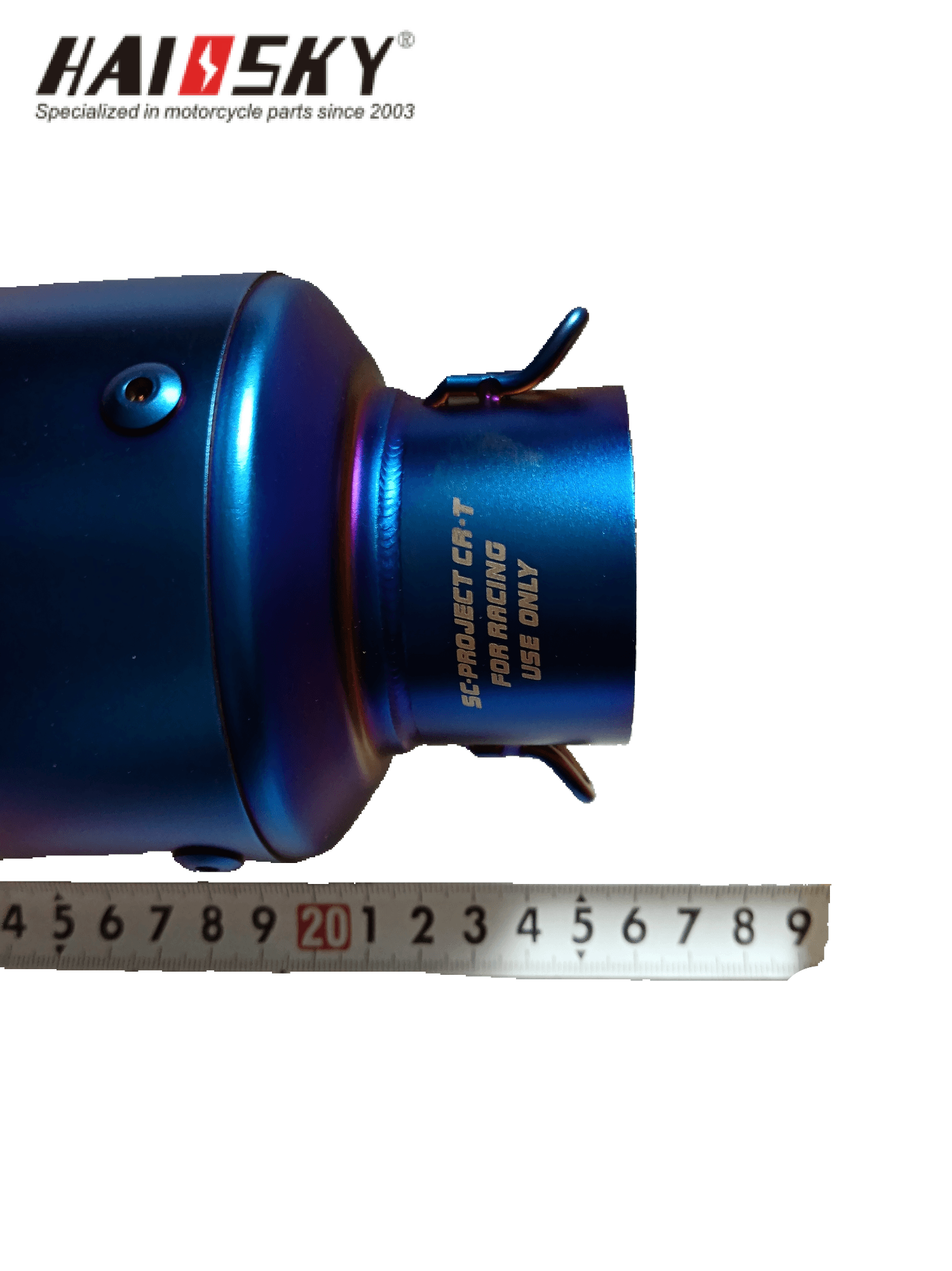 HAISSKY Laser Straight Exhaust Pipe | Tubo de Escape Recto Láser para Moto - Image 3