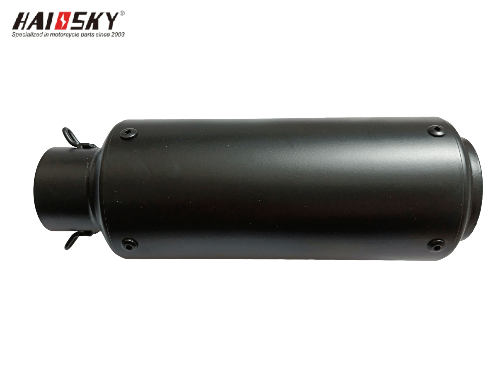 HAISSKY Black Performance Straight Exhaust Pipe | Tubo de Escape Recto Negro de Alto Rendimiento - Image 2