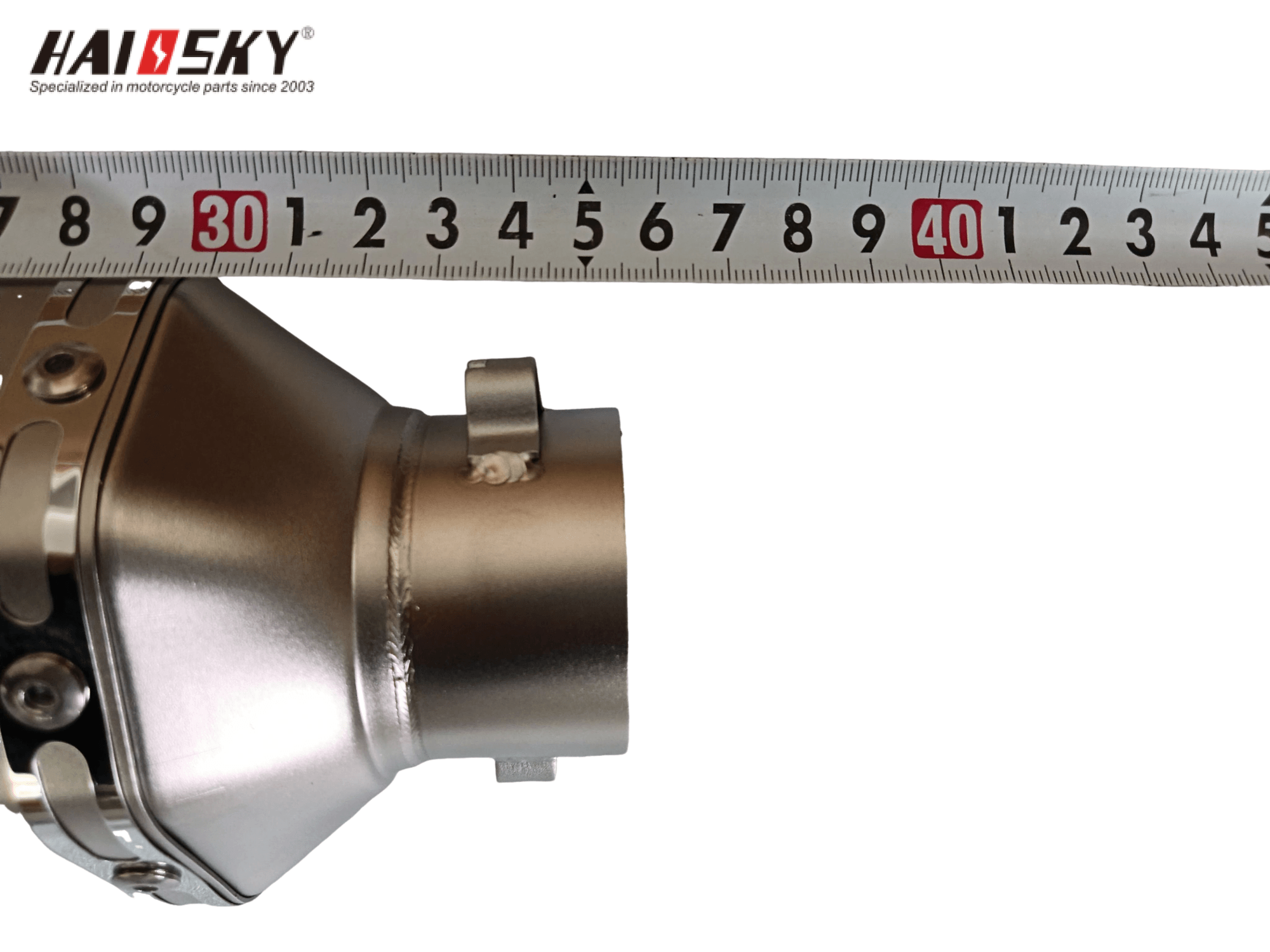 HAISSKY Silver Performance Exhaust System | Sistema de Escape Plateado de Alto Rendimiento - Image 2