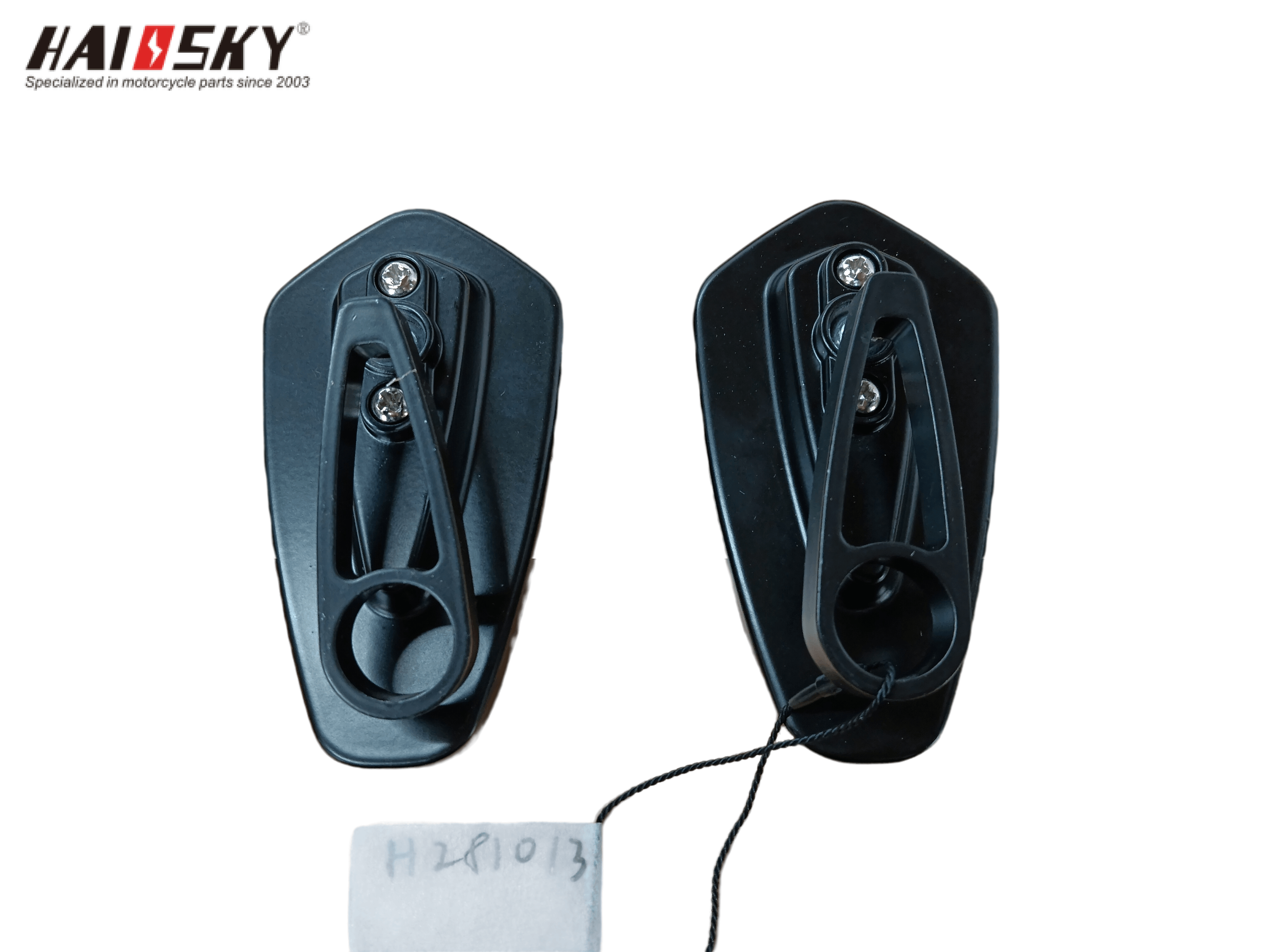 HAISSKY Foldable Motorcycle Rearview Mirror | Espejo Retrovisor Plegable para Moto - Image 2