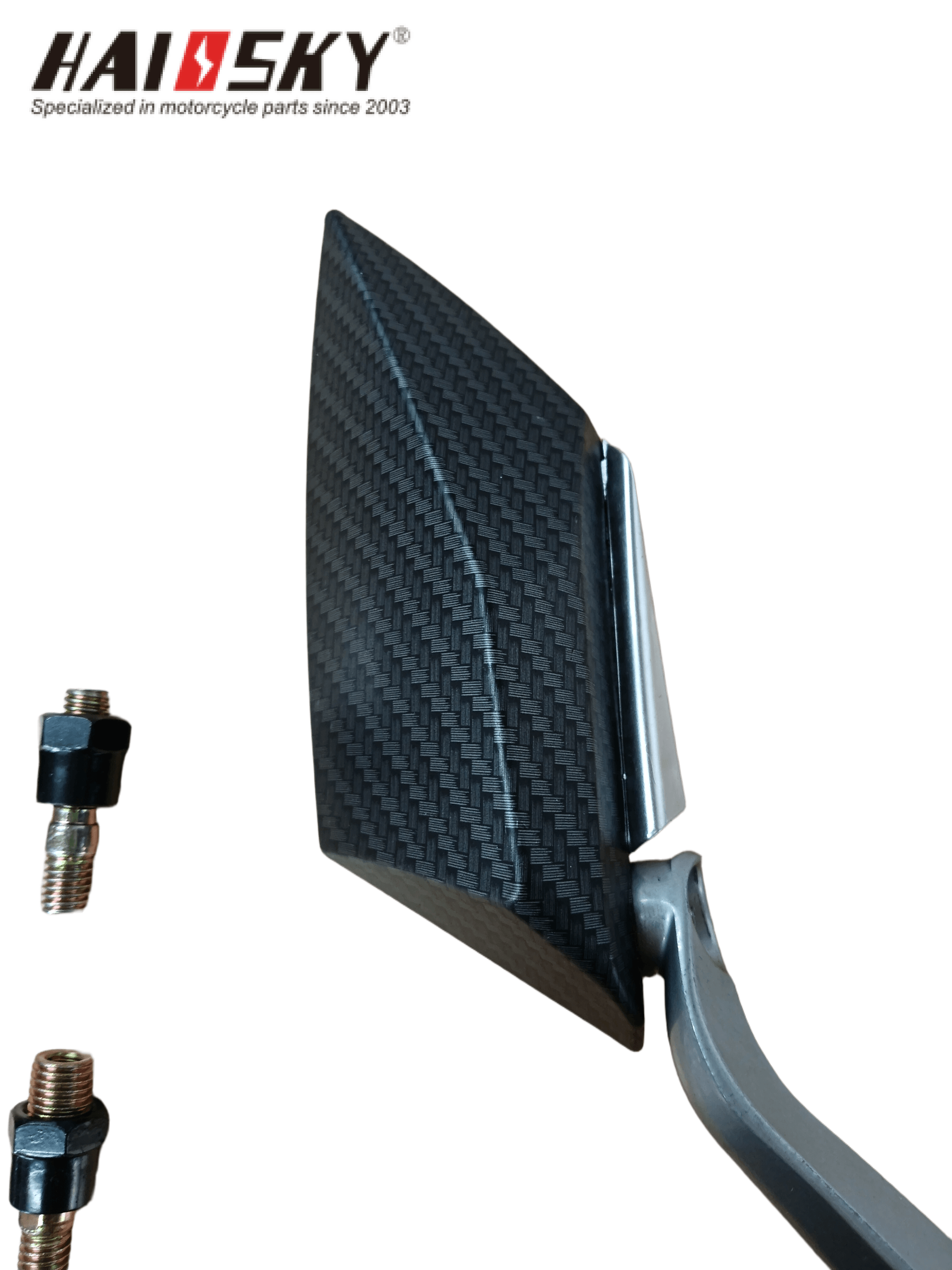 HAISSKY Diamond-Shaped Rearview Mirror | Espejo Retrovisor con Forma de Diamante - Image 2