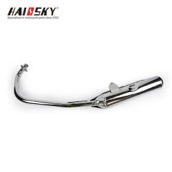 haissky-ybr125-chrome-exhaust-pipe