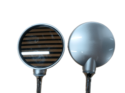 HAISSKY Silver Rearview Mirror